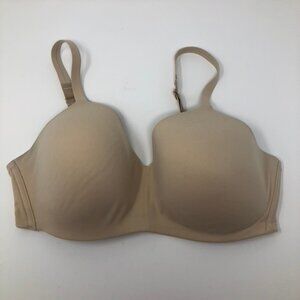 Wacoal How Perfect Wire Free T Shirt Bra Size 36DD Nude